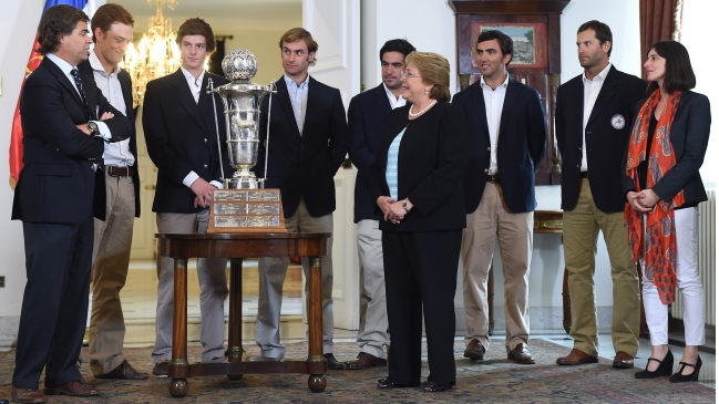 Campeones mundiales de polo fueron recibidos por la Presidenta Bachelet