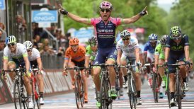 El italiano Diego Ulissi se impuso en la séptima etapa del Giro de Italia