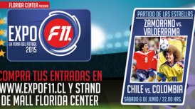 Expo F11: Confirmadas nóminas de Chile y Colombia para el "Partido de las Estrellas"