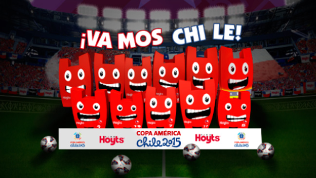 Hoyts exhibirá partidos de la Copa América en pantalla gigante