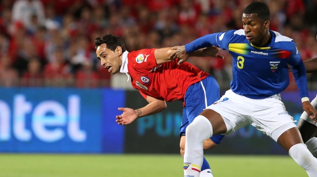 Frickson Erazo: Los delanteros de Chile tienen mucha movilidad
