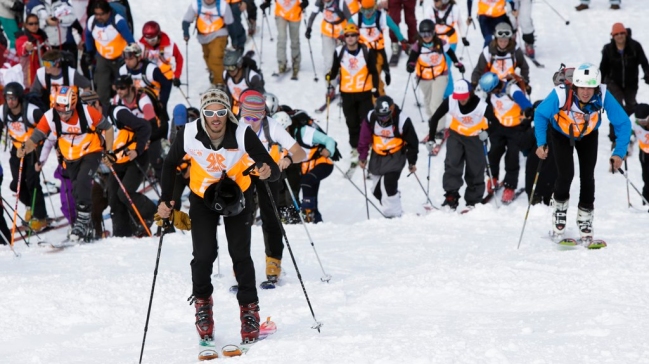 Valle Nevado recibe la adrenalina del esquí randoné