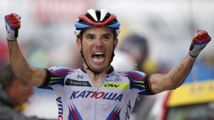 Joaquín Rodríguez logró doblete en el Tour bajo una tormenta