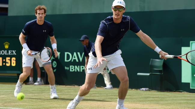 Hermanos Murray le dieron la ventaja a Gran Bretaña sobre Francia en Copa Davis