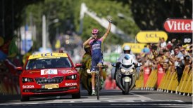 Español Rubén Plaza culminó una escapada con su primer triunfo en el Tour