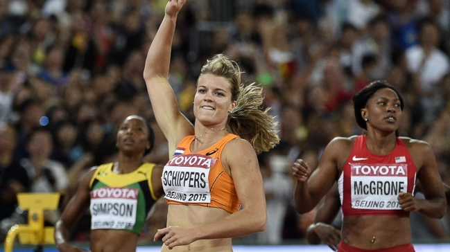 Dafne Schippers sorprendió a las jamaicanas en los 200 metros