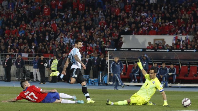 Ezequiel Lavezzi reprochó a Messi por jugada en la final de la Copa América