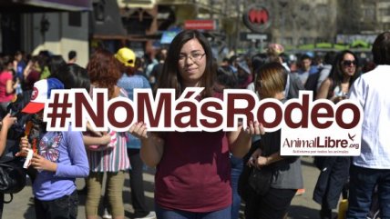 Manifestantes marcharon en contra del rodeo