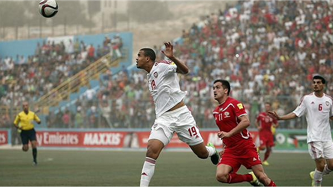 Jadue, Tamburrini y Norambuena jugaron en empate de Palestina y Emiratos Arabes Unidos