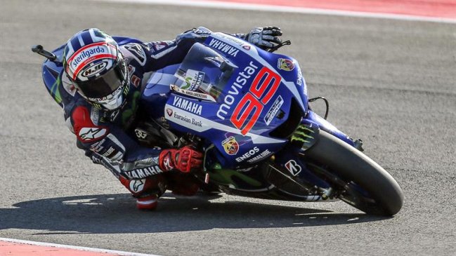 Jorge Lorenzo lideró los entrenamientos del Moto GP de San Marino