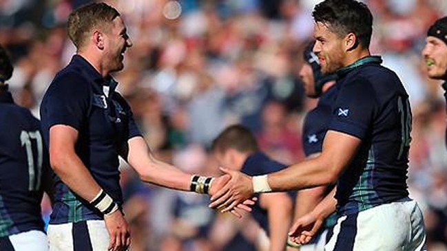 Escocia reaccionó a tiempo y venció a Estados Unidos en el Mundial de Rugby