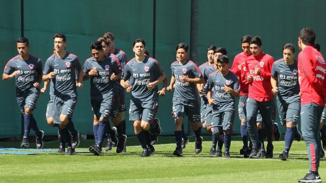 Selección chilena Sub 17 inició trabajos finales para el Mundial