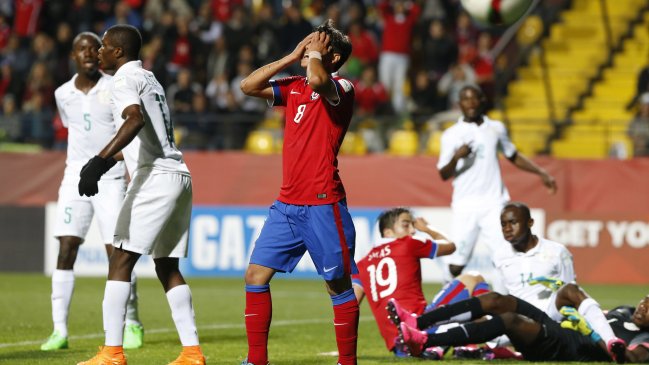 Chile sufrió una dura goleada ante Nigeria en el Mundial Sub 17