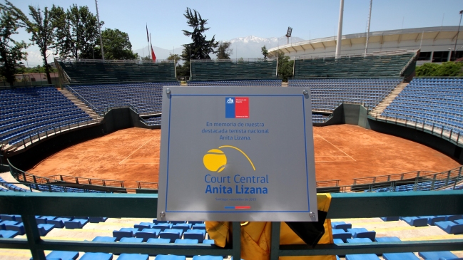 Court Central fue bautizado como "Anita Lizana" en homenaje a la gran tenista