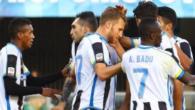 Udinese dio cuenta de Atalanta y avanzó a octavos de final en la Copa Italia