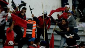 Violencia en el fútbol: 20 policías marroquíes resultaron heridos tras un partido