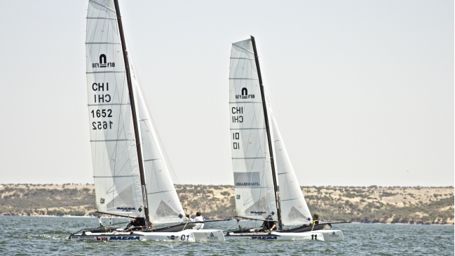 Campeonato Nacional de Catamaranes nuevamente se realiza en Marina Golf Rapel