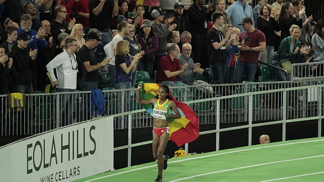 Genzebe Dibaba mandó en los 3.000 metros de un Mundial en que Estados Unidos arrasó
