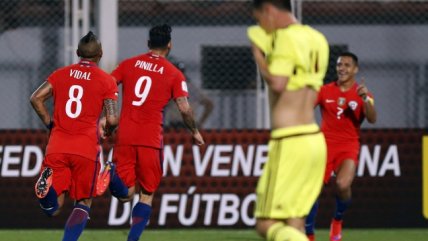 Mauricio Pinilla anotó el empate de Chile ante Venezuela