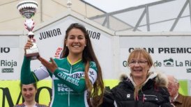 Ciclista Valentina Monsalve se instaló en el podio del clásico Memorial Alfredo Ruiz en España