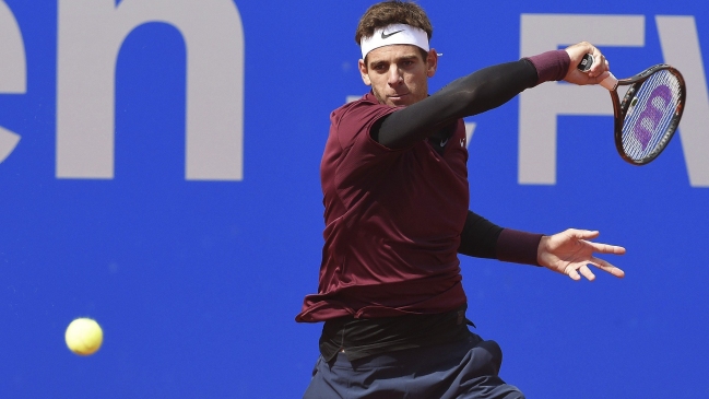 Juan Martín del Potro superó la primera ronda en el ATP de Munich