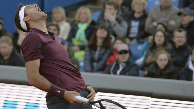 Juan Martín del Potro será baja en el Masters 1.000 de Roma