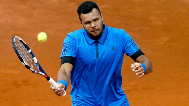 Jo-Wilfried Tsonga se retiró del Masters de Roma por molestias en un abductor