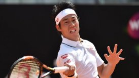 Kei Nishikori venció a Viktor Troicki y se metió en octavos de final en Roma