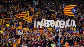 FC Barcelona pidió suspender medida que prohibió la exhibición de banderas catalanas