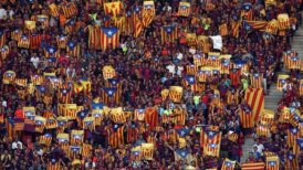 Juez permitió banderas catalanas en la final de la Copa del Rey