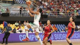 Chile sufrió dura caída ante Brasil en Sudamericano de baloncesto femenino