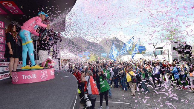 Vincenzo Nibali se coronó como el ganador del Giro de Italia 2016