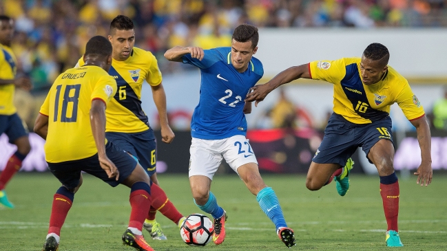 Brasil y Ecuador empataron en entretenido duelo por el Grupo B