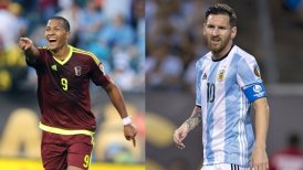Argentina y Venezuela definen al rival de EE.UU. en la Copa América Centenario