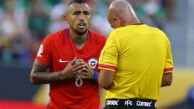 Arturo Vidal se perderá por suspensión el partido ante Colombia
