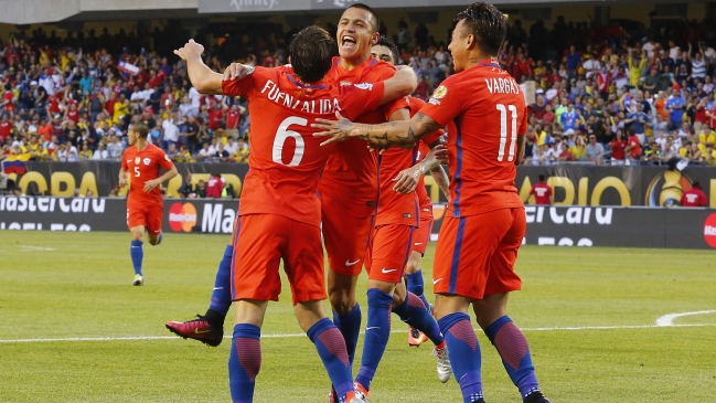 Chile superó a Colombia y la tormenta para convertirse en finalista de la Copa Centenario