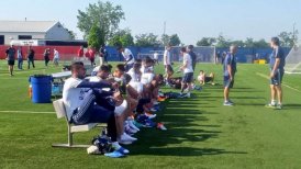 Cinco argentinos trabajaron en diferenciado este viernes en Nueva Jersey