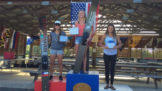 Valentina González ganó dos medallas de plata en el Junior US Open de esquí náutico