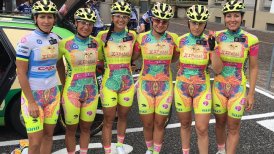 Paola Muñoz logró destacada ubicación en la tercera etapa del "Giro Rosa"