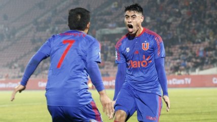 Felipe Mora selló con un golazo el empate entre U. de Chile y Estudiantes