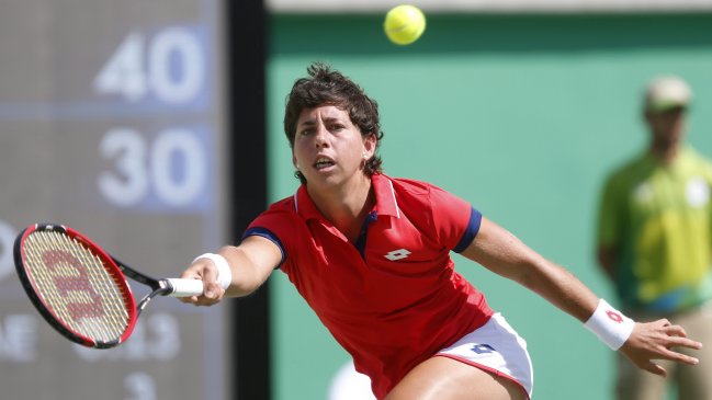 Carla Suárez Navarro eliminó a Ana Ivanovic en la competencia femenina de Río 2016