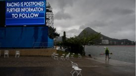 La jornada del remo olímpico fue cancelada por lluvia y viento