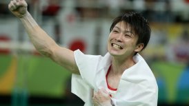 El japonés Uchimura se quedó con una reñida defición y ganó el oro en gimnasia