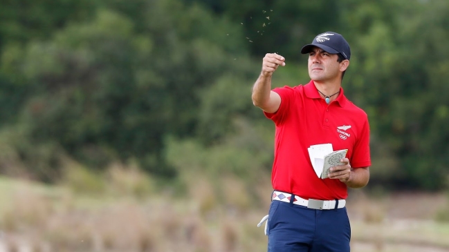 Felipe Aguilar retrocedió al puesto 30 en la segunda jornada del golf olímpico