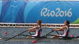 Remeros chilenos terminaron en la posición 17 en Río 2016