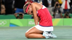 Mónica Puig ganó el oro en tenis femenino tras vencer a la número 2 del mundo