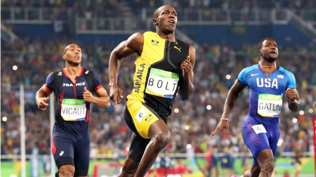 Usain Bolt consiguió su tercera medalla de oro en los 100 metros planos