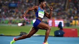Estados Unidos revalidó su oro en la final femenina en la posta 4x100