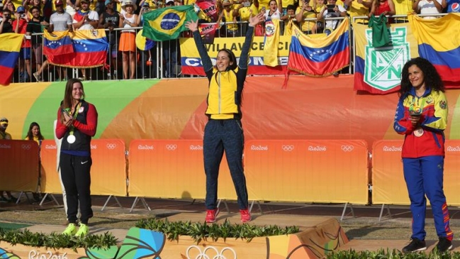 Mariana Pajón se alzó con el oro en ciclismo BMX femenino