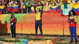 Mariana Pajón se alzó con el oro en ciclismo BMX femenino